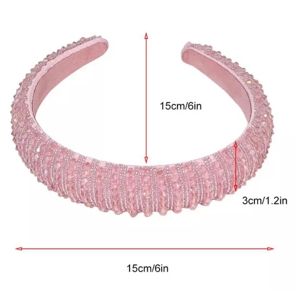 Yellow Rhinestone Headband - Picture 2 of 2